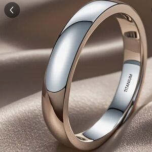 Titanium Wedding Band Size 11